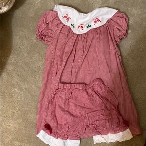 Christmas smocking set